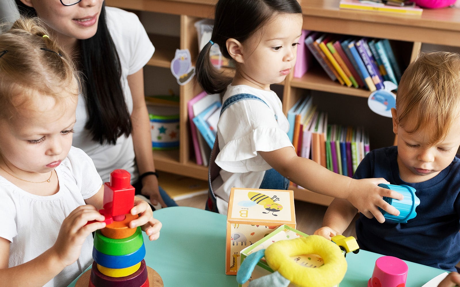 Children in classroom