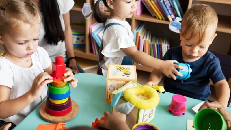Children playing together